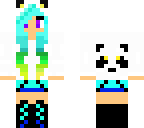 blue panda