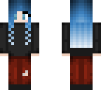 girl with blue hair