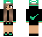 mint nike girl