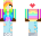 rainbow weird skin lol