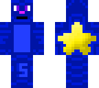 blue cat with star