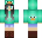 blue platypus girl