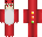 chara in a dino onesie