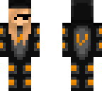 neon suit with shades