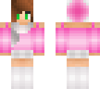 pink brown hair girl