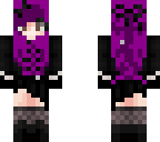 purple skelly girl