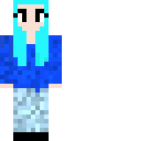 blue girl
