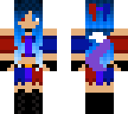 me with blue hair