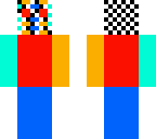 multicolored man