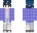 purple flannel guy