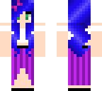 purple skirt