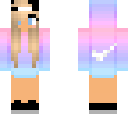 rainbow nike girl