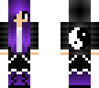 yin yang purple