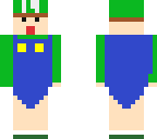 baby luigi minecraft skin