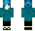 blue haired girl