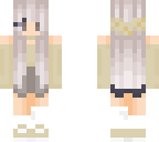cute girl with grayish hair