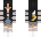just a girl with black hair