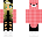 pink bear girl