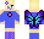 baby angel in swimming costume