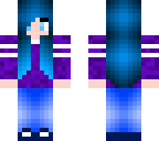 blue cute girl