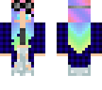 blue pastel girl