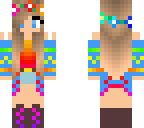 cute rainbow girl