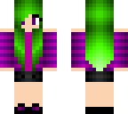 green hair girl