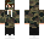 greentigeryt camo mit kaputze und kap