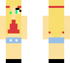 red sleeveless girl