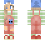 dungarees with stitch hat