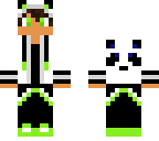 green panda boy