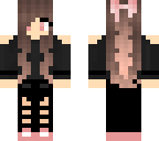 pink and black ponytail girl