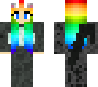rainbow hair kitty