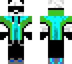 green blue panda