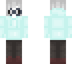 skeleton in glasses