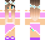 flower princess with a bathing suit