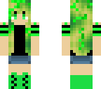 green hair girl