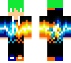 lightning boy green hair