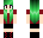 green hair girl