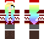 rainbow holiday swearter