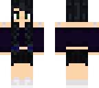 black hair