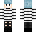 blue-haired boy