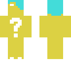 blue herobrine lucky white block