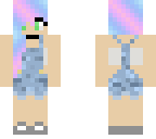 girl in adidas and overalls