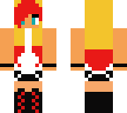 psycho girl with red highlight