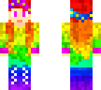rainbow panda girl