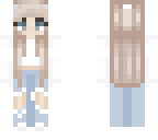 white simple girl 