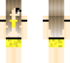 yellow swimsuit