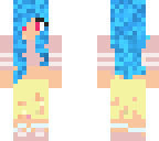 blue girl