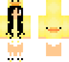 duck girl black hair